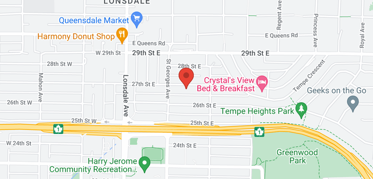 map of 231 E 27TH STREET